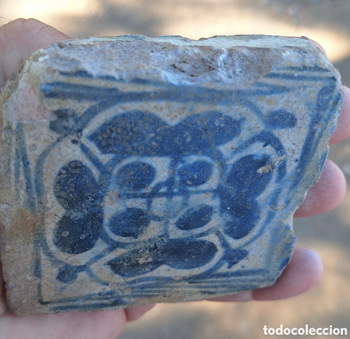 Antig&uuml;edades: Antiguo Azulejo G&oacute;tico Valenciano - Foto 12