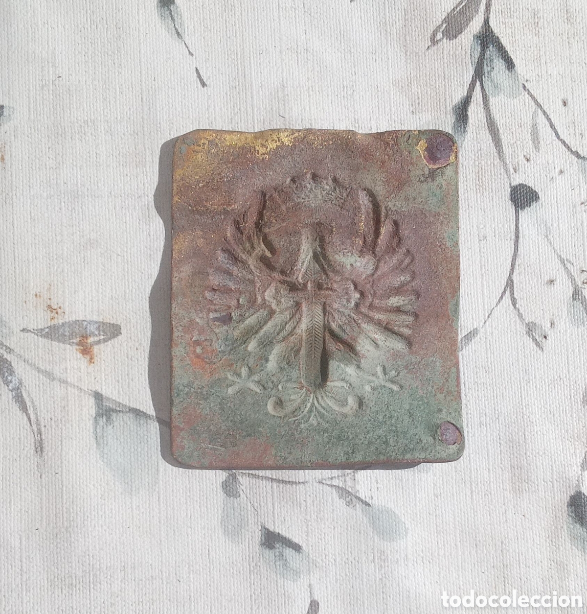 Antig&uuml;edades: HEBILLA MILITAR DE BRONCE DE LA GUERRA - Foto 2