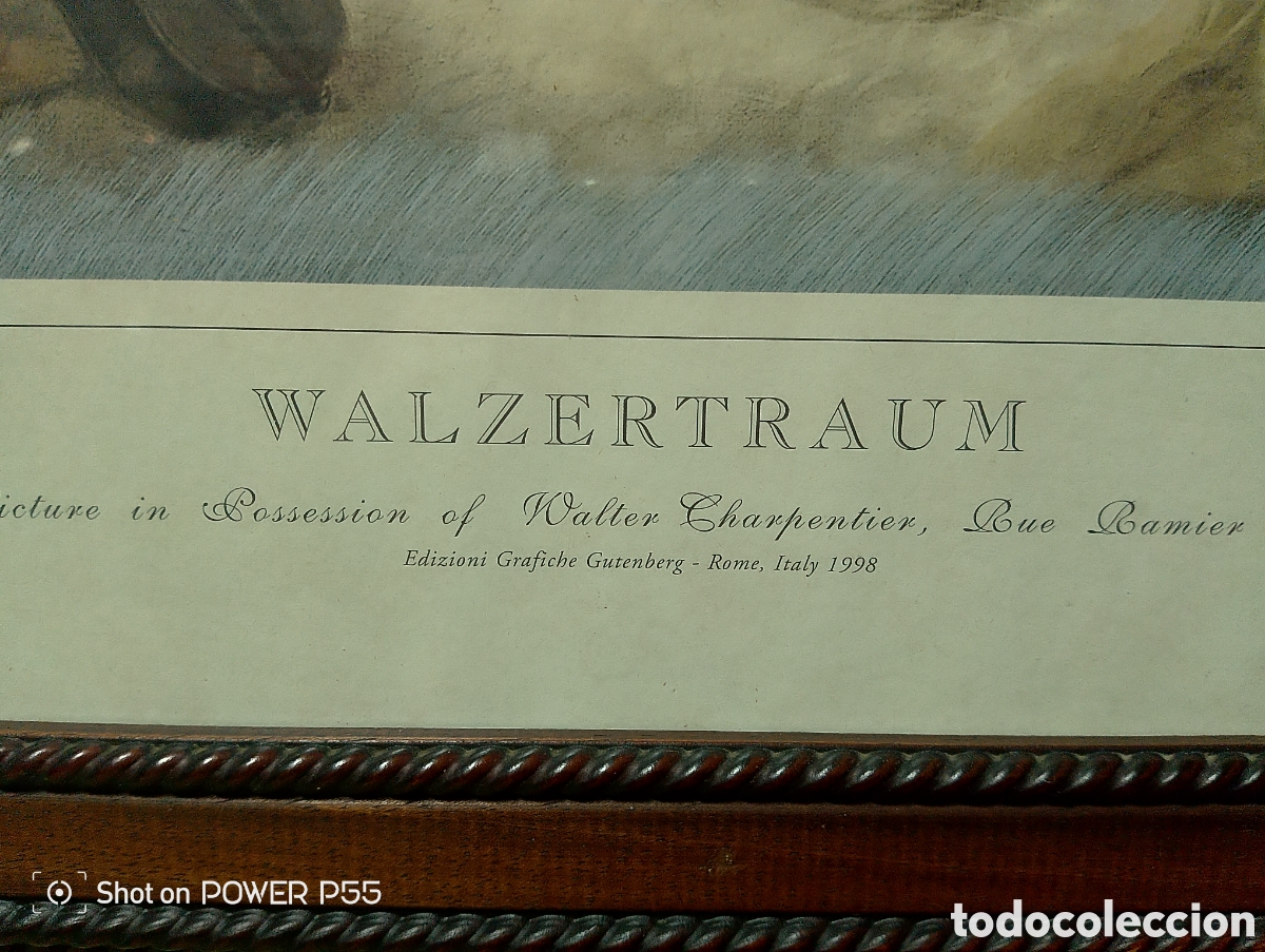 Antig&uuml;edades: Cuadro lamina Walzertraum - Foto 2
