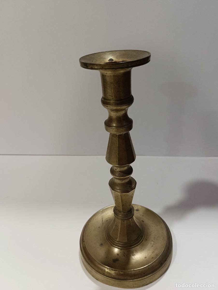 Antig&uuml;edades: CANDELABRO DE BRONCE - Foto 3