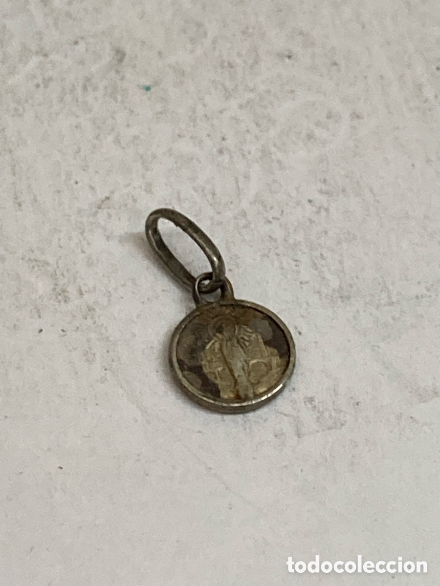 Antig&uuml;edades: Medalla de plata religiosa C411 - Foto 1