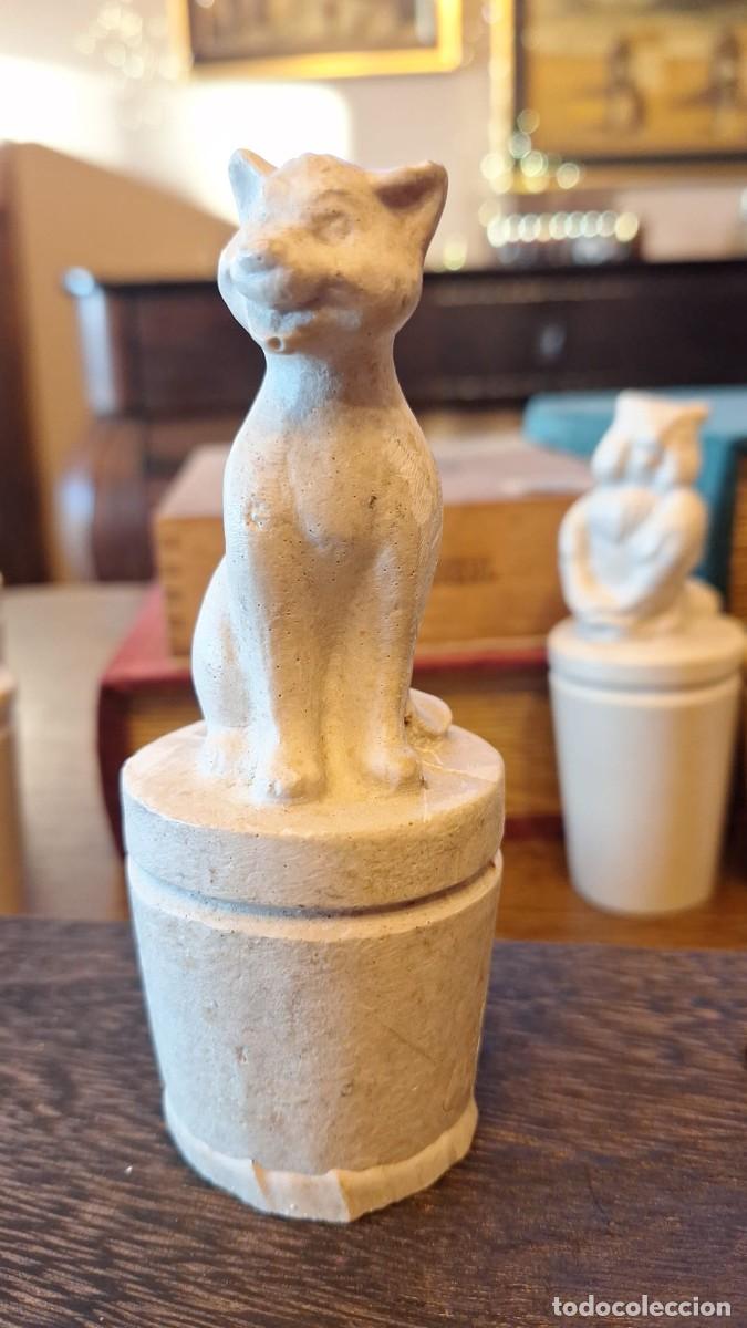 Antiquit&eacute;s: Antiguo Molde Negativo de Resina Gato Los Aristogatos Francia