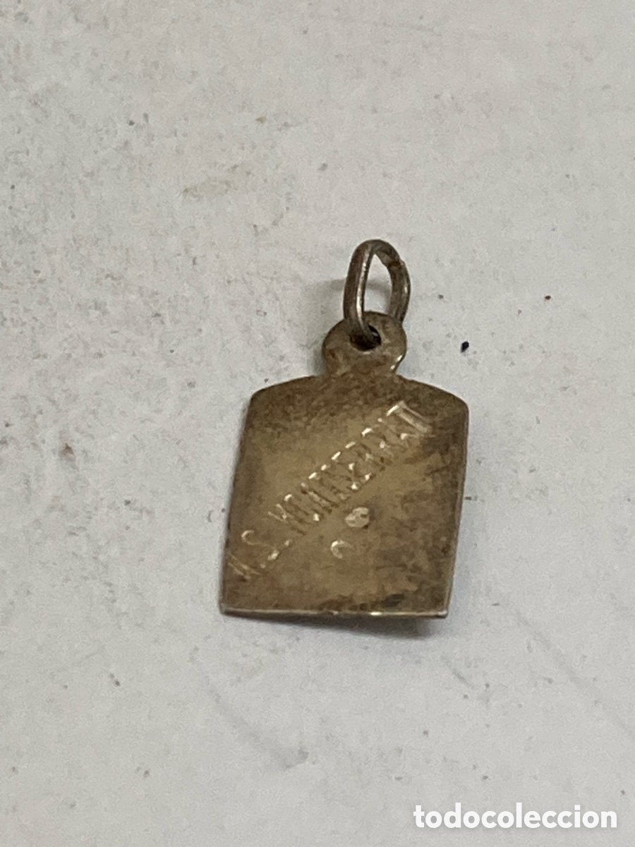 Antig&uuml;edades: Medalla de plata religiosa C411 - Foto 2