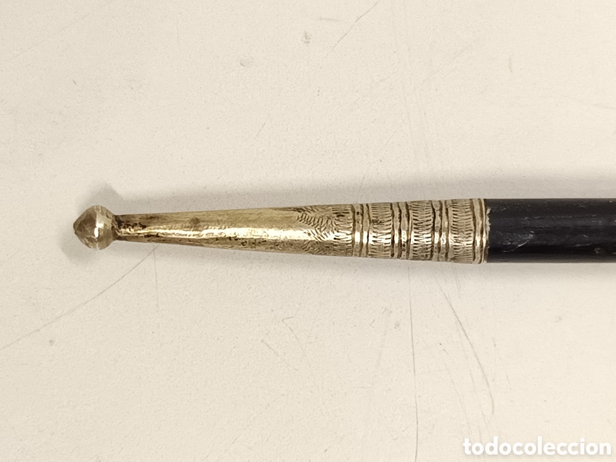 Antig&uuml;edades: Vara Bast&oacute;n de mando militar Plata - Foto 8
