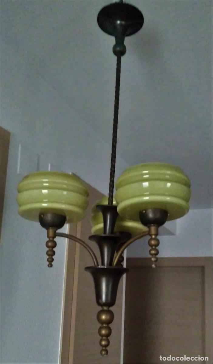 Antig&uuml;edades: ANTIGUA LAMPARA ART DECO. - Foto 5