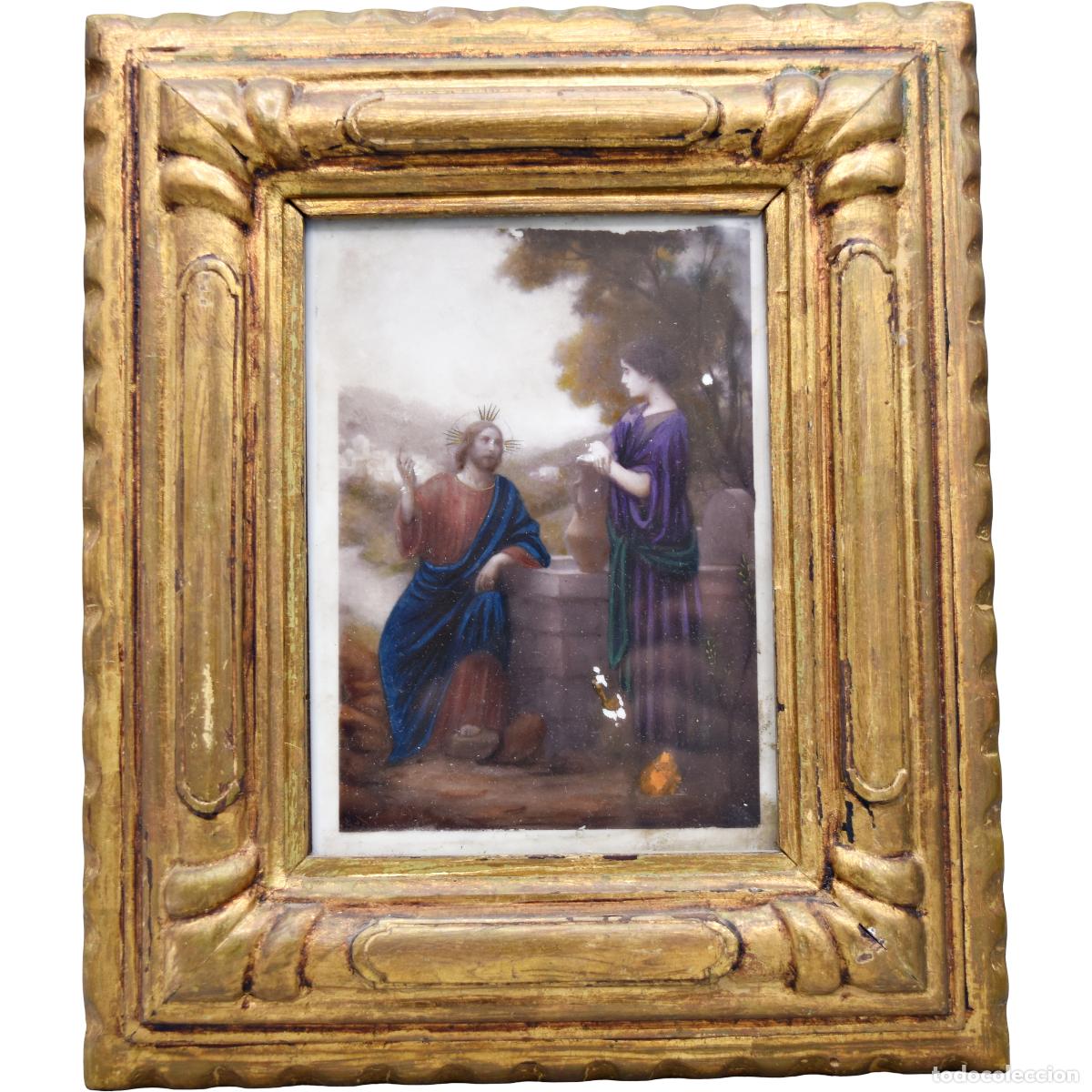 Antig&uuml;edades: Marco antiguo de madera dorada - Foto 1