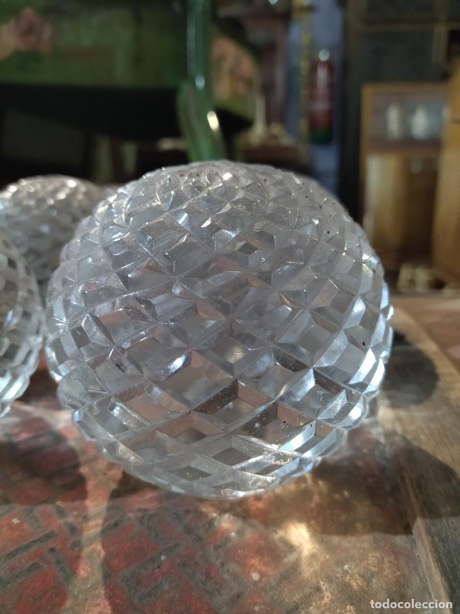 Antig&uuml;edades: Remates o bolas de cristal macizo labradas - Foto 6