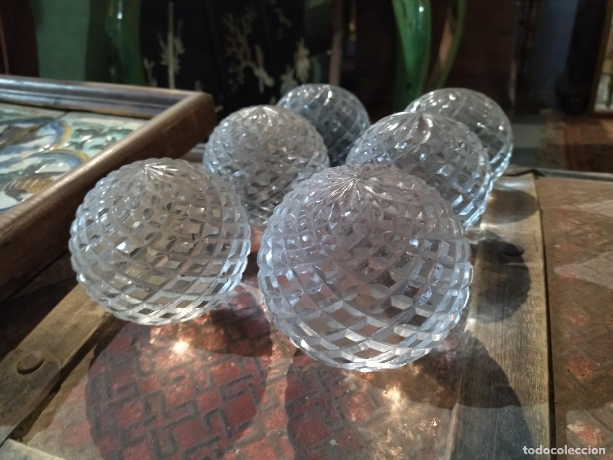 Antig&uuml;edades: Remates o bolas de cristal macizo labradas - Foto 9