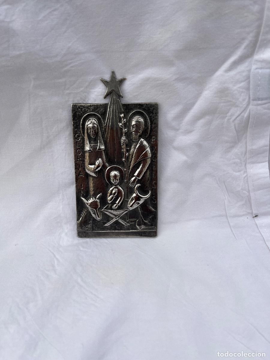 Antig&uuml;edades: Pesebre, bajo relieve, autor: Capdevila( firmado) - Foto 1