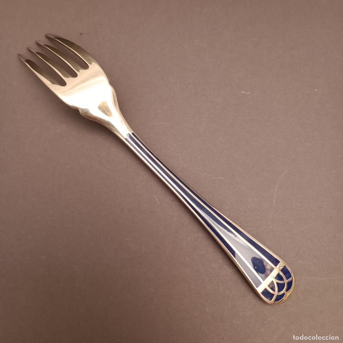 Antig&uuml;edades: CHRISTOFLE TALISMAN FORKS SALAD - Foto 5