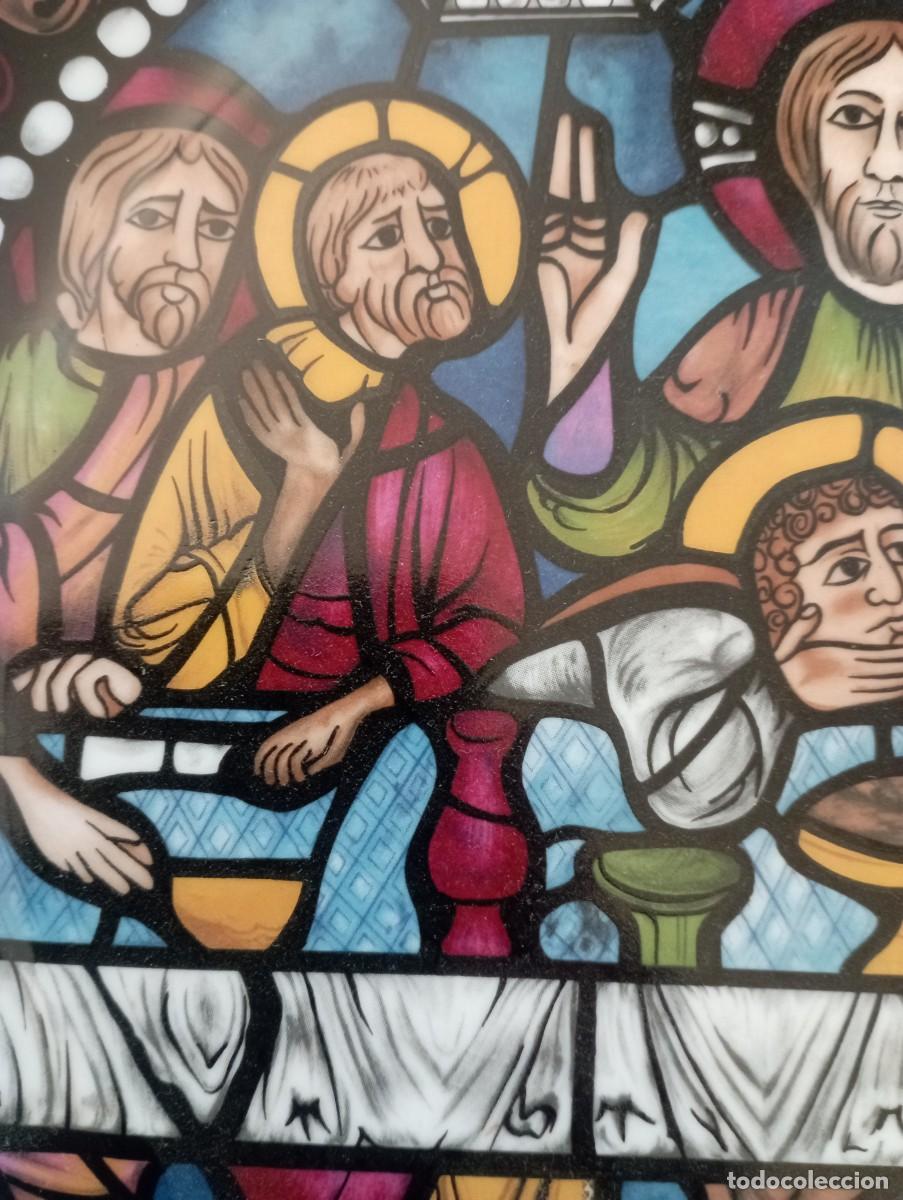 Antig&uuml;edades: Plato porcelana &rdquo; La &uacute;ltima cena &rdquo; - Foto 5