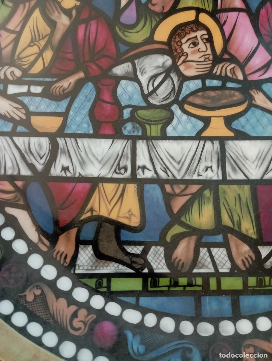 Antig&uuml;edades: Plato porcelana &rdquo; La &uacute;ltima cena &rdquo; - Foto 3