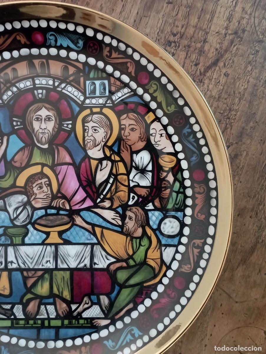 Antig&uuml;edades: Plato porcelana &rdquo; La &uacute;ltima cena &rdquo; - Foto 4