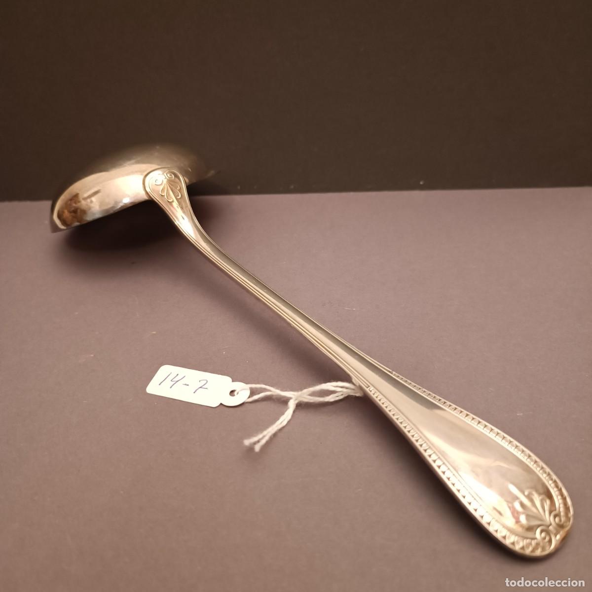 Antig&uuml;edades: CHRISTOFLE CUCHAR&Oacute;N DE SERVIR MODELO MALMAISON - Foto 3
