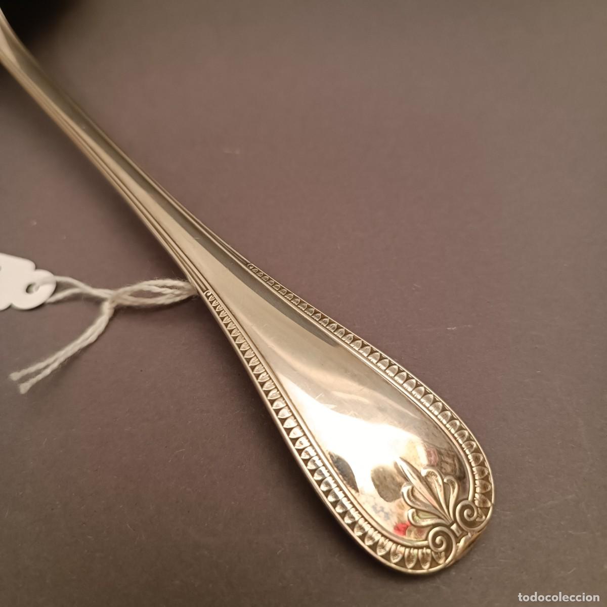 Antig&uuml;edades: CHRISTOFLE CUCHAR&Oacute;N DE SERVIR MODELO MALMAISON - Foto 4
