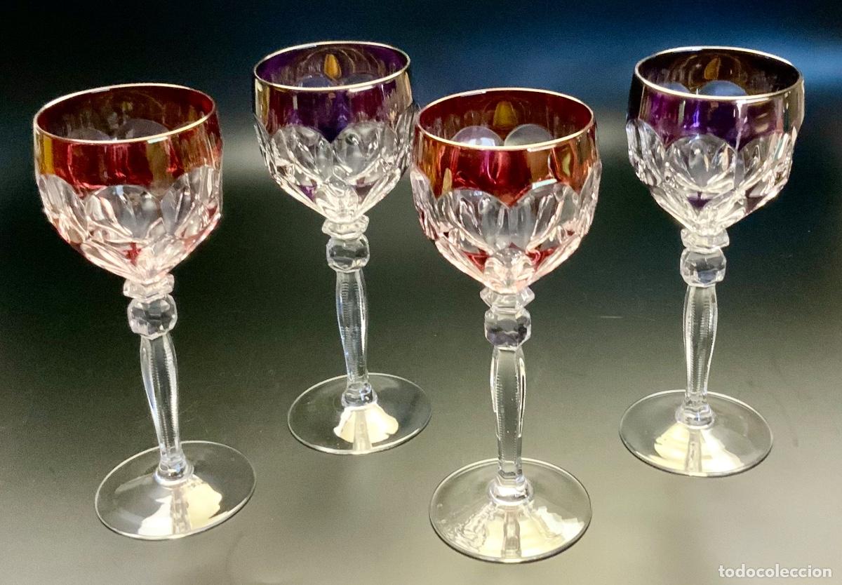 Antig&uuml;edades: COPAS CRISTAL DE PLOMO HOFBAUER - Foto 2