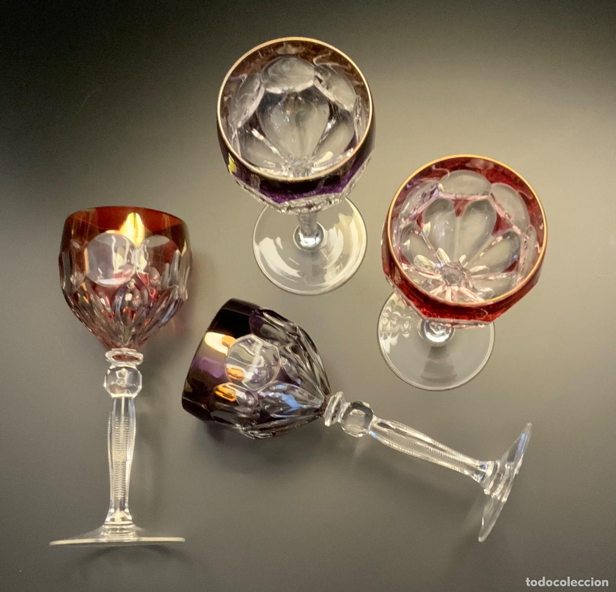 Antig&uuml;edades: COPAS CRISTAL DE PLOMO HOFBAUER - Foto 3