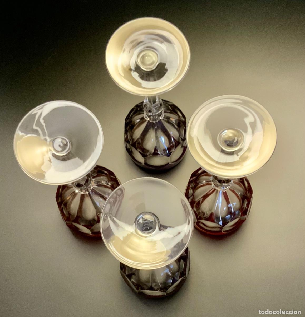 Antig&uuml;edades: COPAS CRISTAL DE PLOMO HOFBAUER - Foto 5