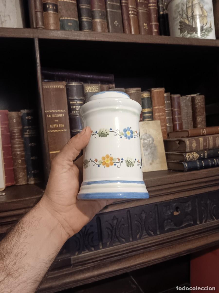 Antig&uuml;edades: Tarro porcelana espa&ntilde;ola - Foto 1