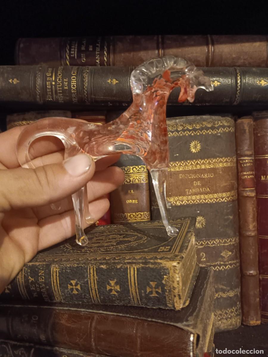 Antig&uuml;edades: Caballo cristal de murano - Foto 4