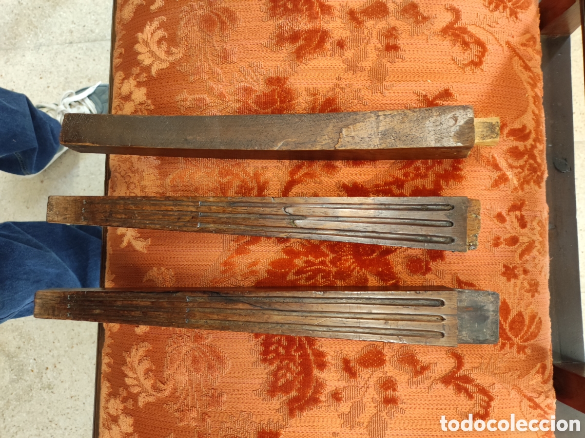 Antig&uuml;edades: Sof&aacute; de tres plazas ingl&eacute;s en caoba - Foto 7