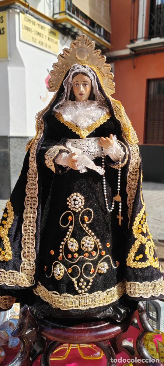Antig&uuml;edades: Virgen antigua candelero - Foto 1
