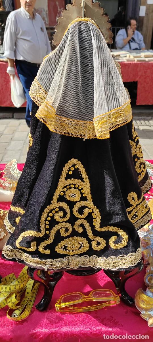 Antig&uuml;edades: Virgen antigua candelero - Foto 2