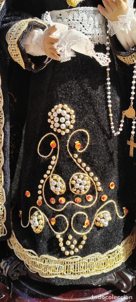 Antig&uuml;edades: Virgen antigua candelero - Foto 5