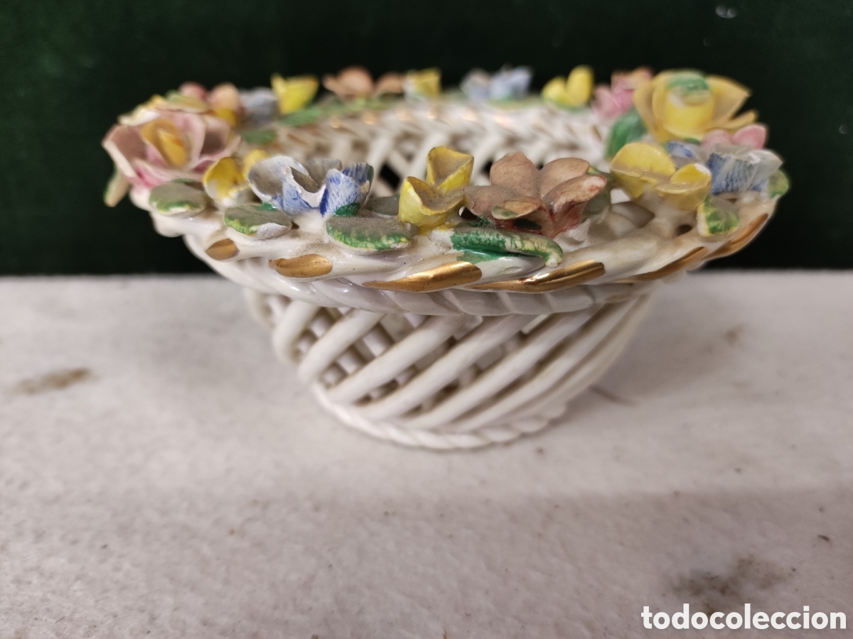 Antig&uuml;edades: Fruterito de cer&aacute;mica de Manises - Foto 2