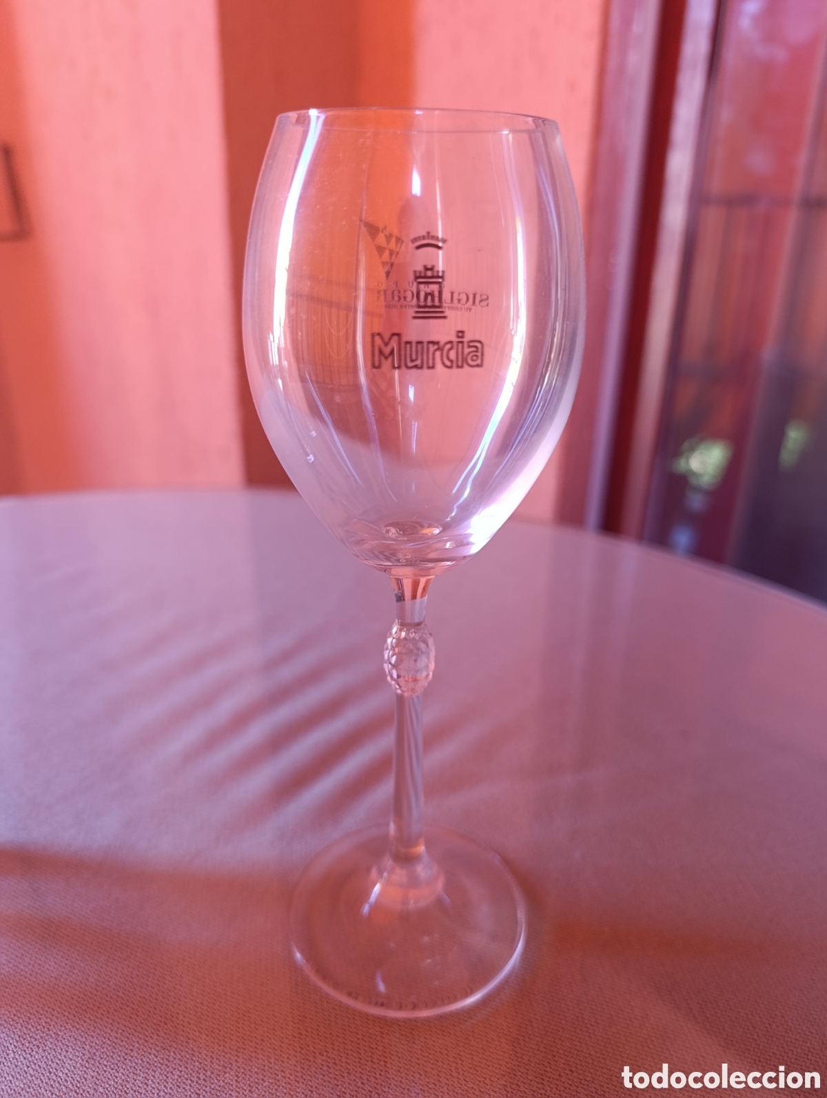Antig&uuml;edades: Copa de cristal Murcia - Foto 1