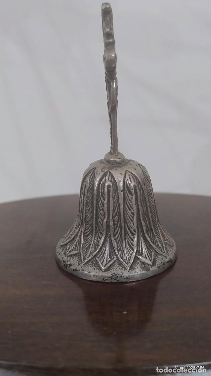 Antig&uuml;edades: CAMPANILLA PLATA CON CONTRASTES - Foto 4