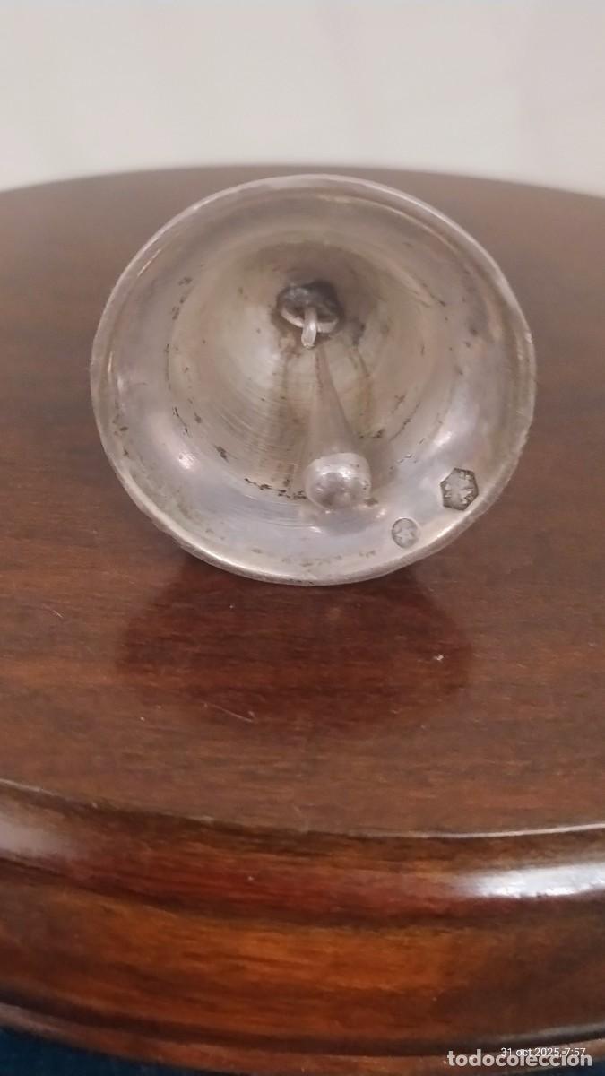 Antig&uuml;edades: CAMPANILLA PLATA CON CONTRASTES - Foto 5