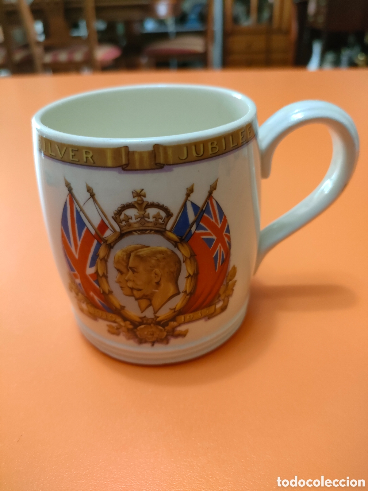 Antig&uuml;edades: Taza jorge v a&ntilde;o 1935 - Foto 1