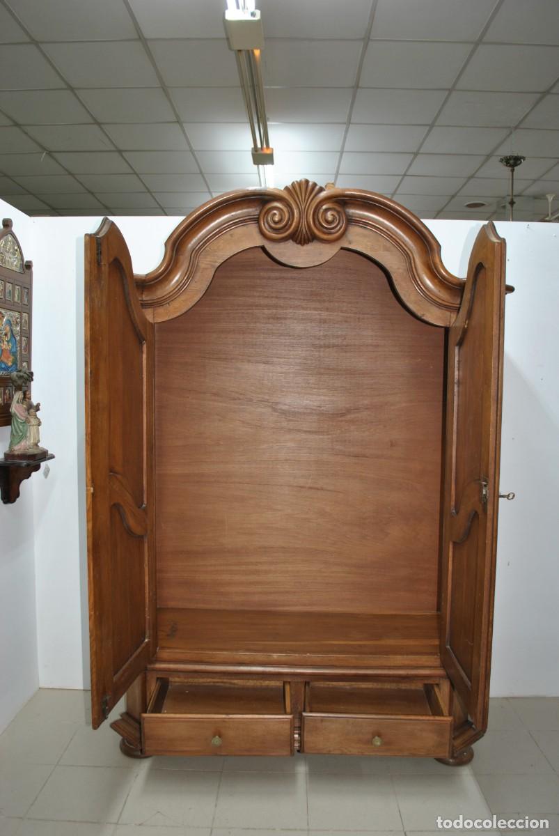 Antig&uuml;edades: ARMARIO ANTIGUO DOS PUERTAS MADERA - Foto 5