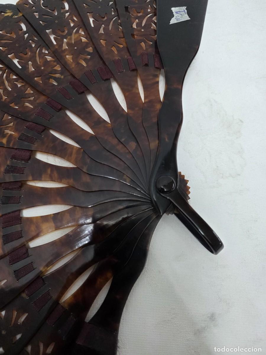 Antig&uuml;edades: ABANICO IMITACI&Oacute;N CAREY - Foto 5
