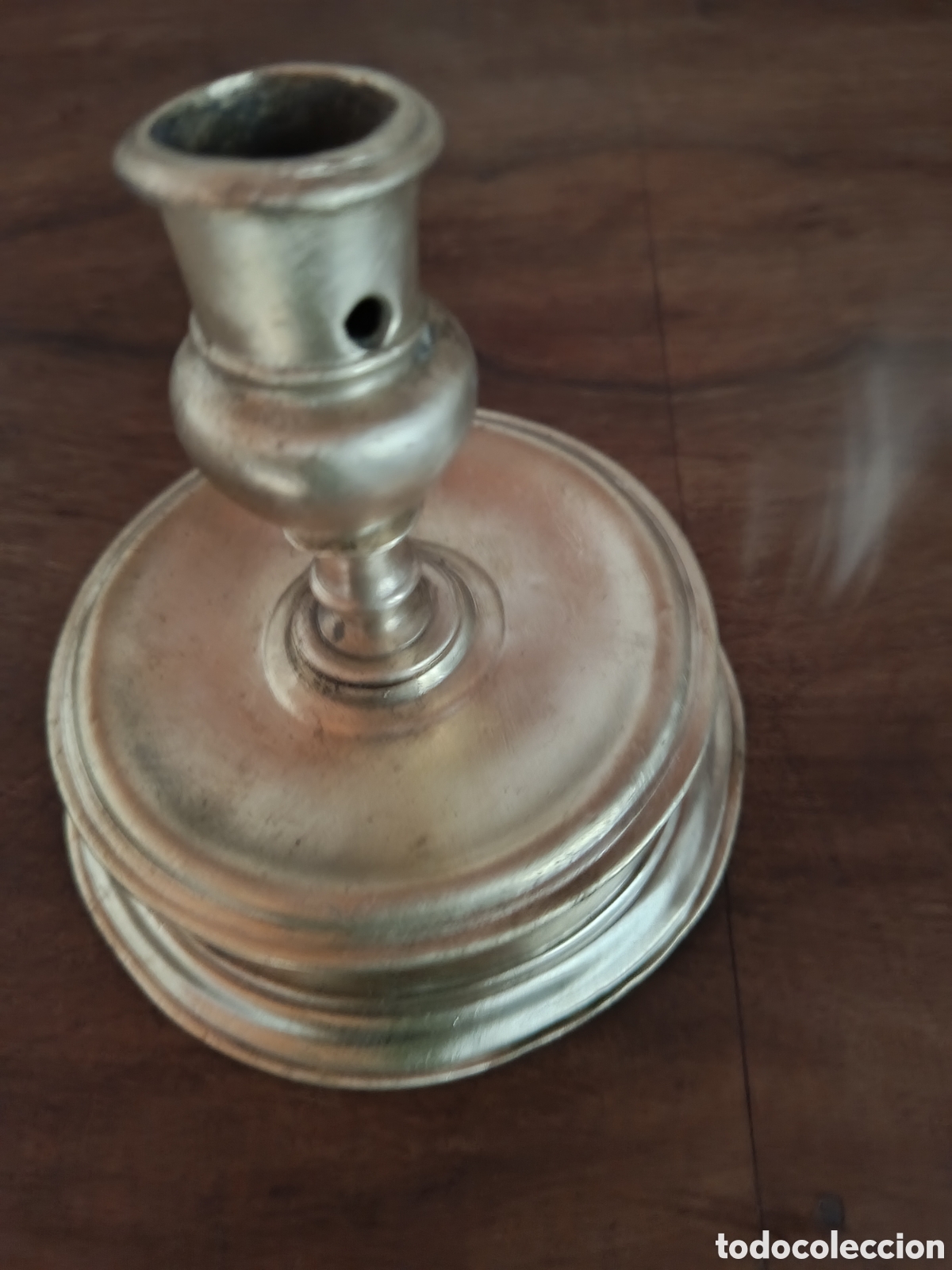 Antig&uuml;edades: Candelabro de carrete S.XVII - Foto 6