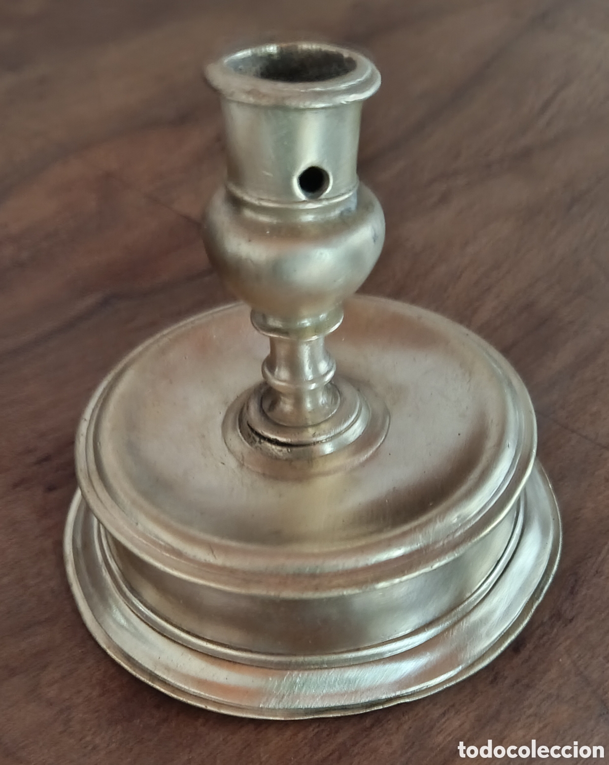Antig&uuml;edades: Candelabro de carrete S.XVII - Foto 1