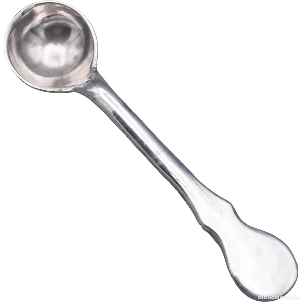 Antig&uuml;edades: Cucharilla lit&uacute;rgica de plata - Foto 1