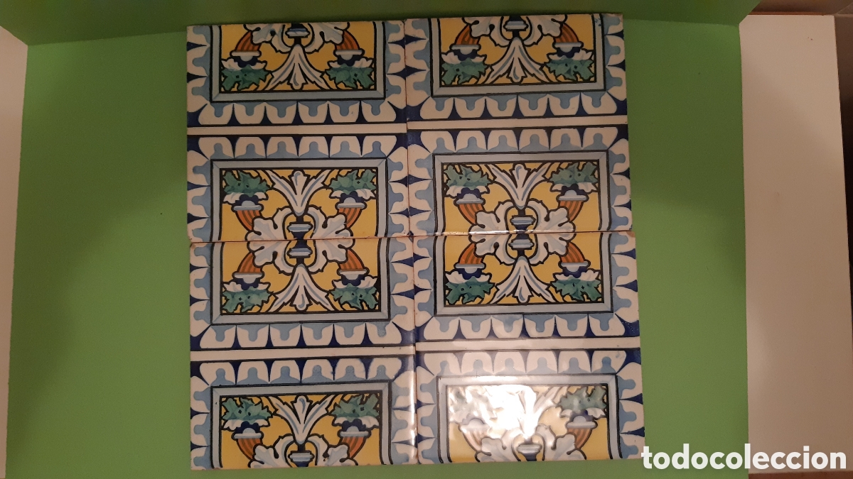 Antig&uuml;edades: Cuatro azulejos modernistas - Foto 1