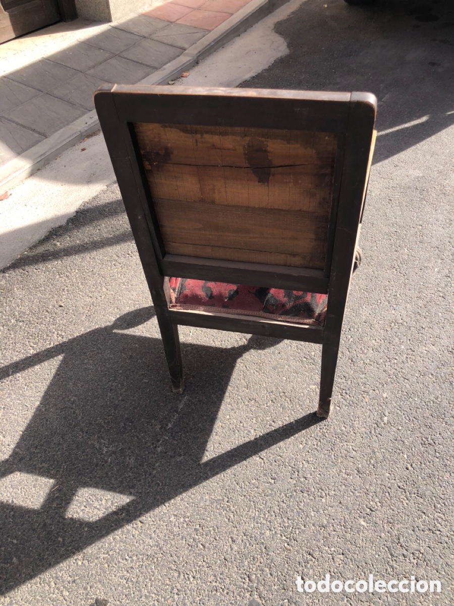 Antig&uuml;edades: SILLA DESCALZADORA DE MADERA - Foto 3