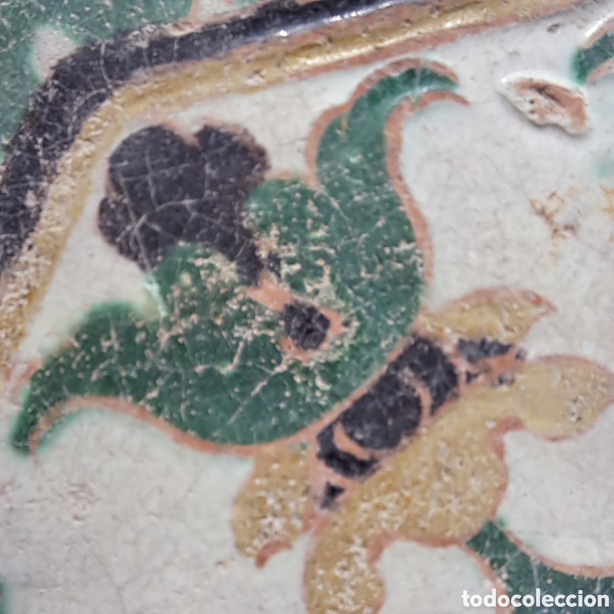 Antig&uuml;edades: Azulejo Siglo XVI. Toledo. - Foto 4