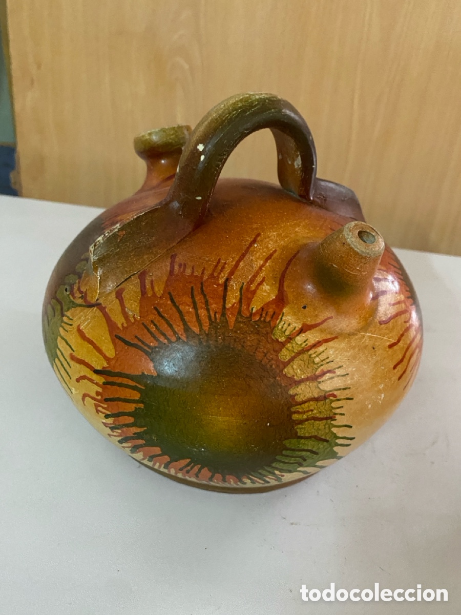 Antig&uuml;edades: Lote de dos botijos de cer&aacute;mica - Foto 6