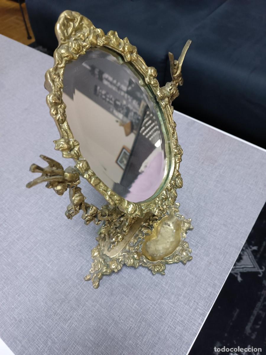 Antig&uuml;edades: Espejo tocador Bronce - Foto 1