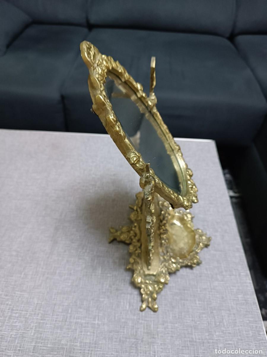 Antig&uuml;edades: Espejo tocador Bronce - Foto 2