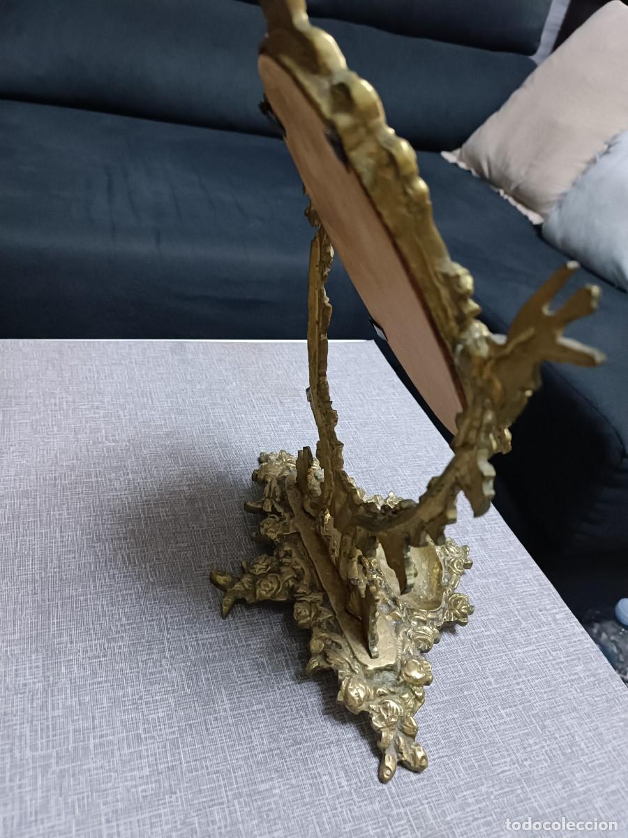 Antig&uuml;edades: Espejo tocador Bronce - Foto 3