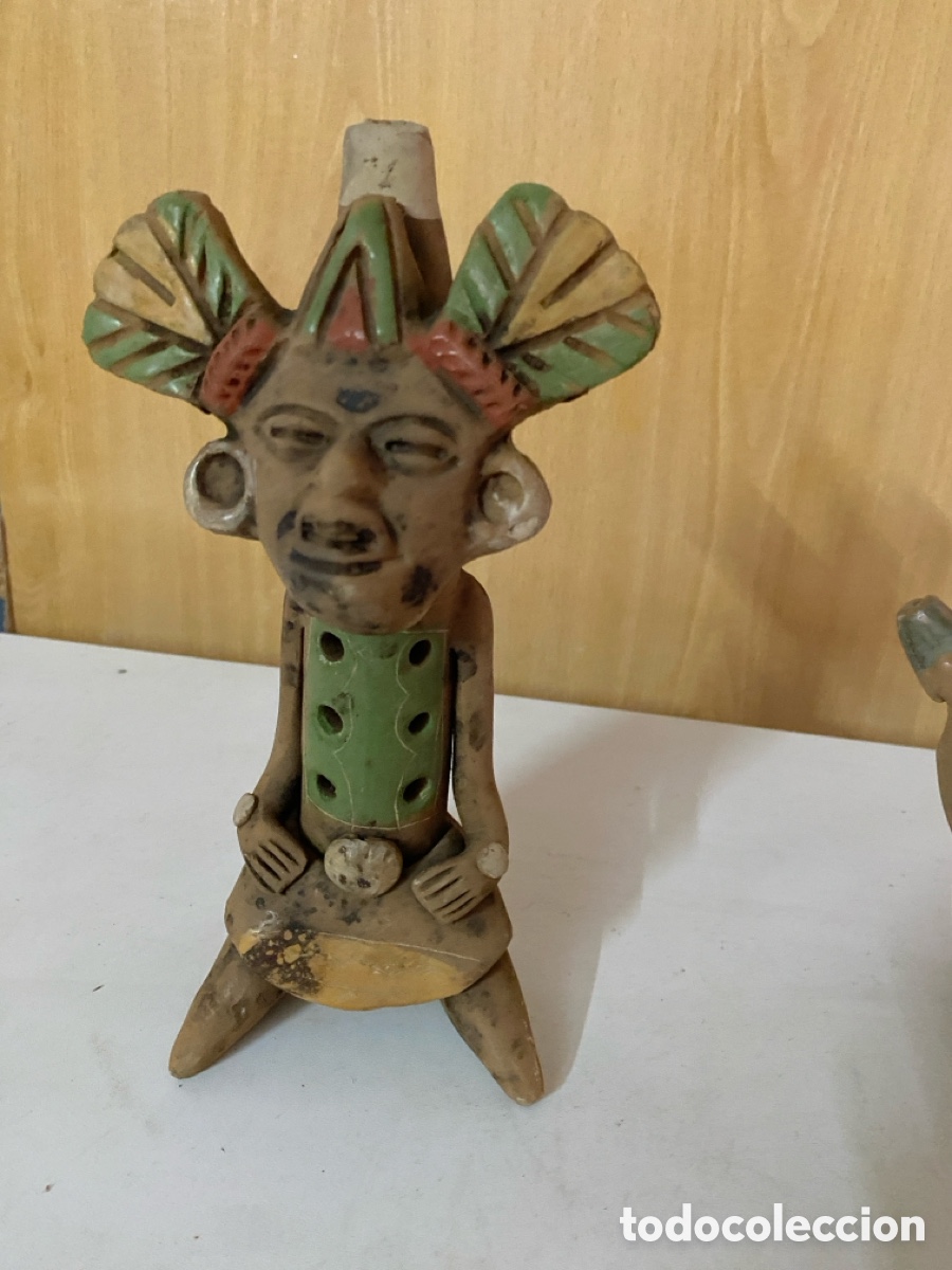 Antig&uuml;edades: Figura, flauta de barro - Foto 1