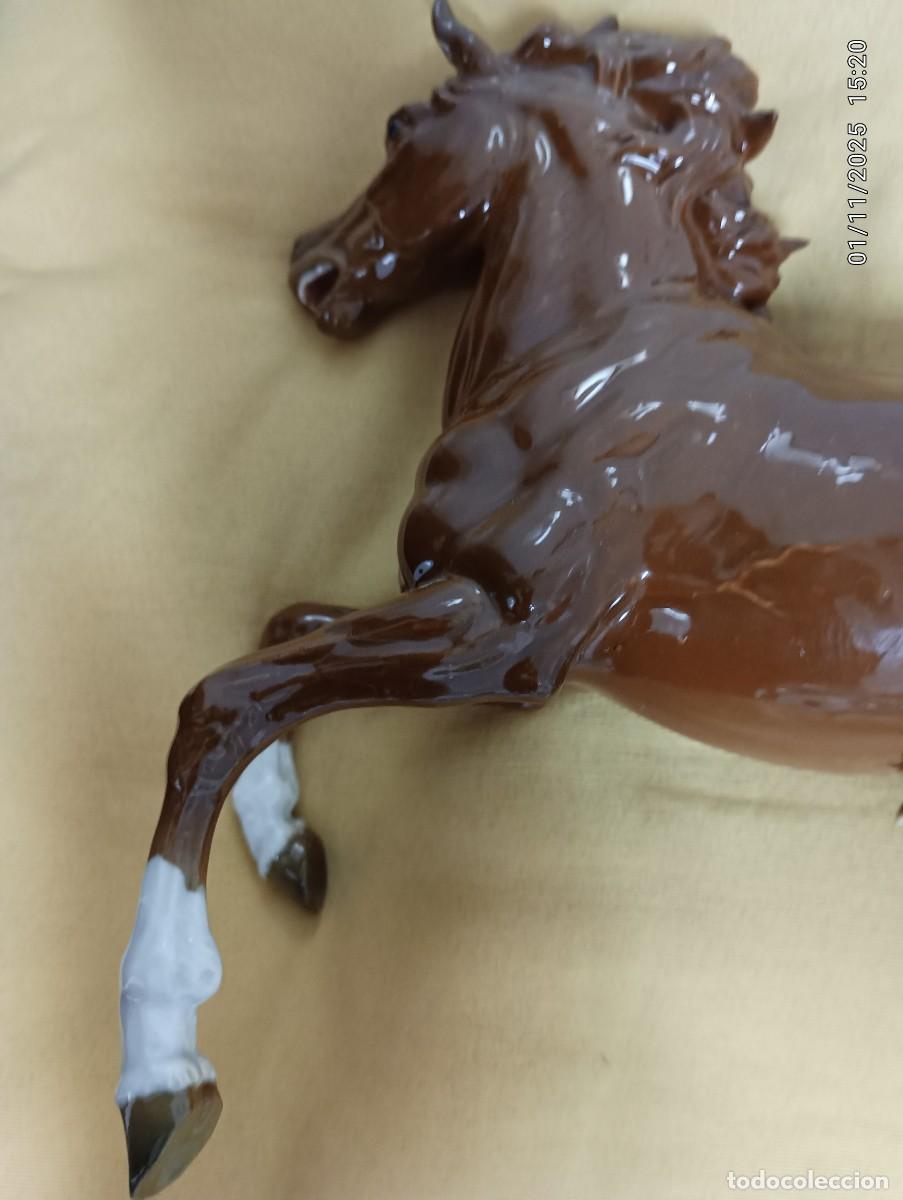 Antig&uuml;edades: ALGORA ,CABALLO MARRON ENCABRITADO ,NUEVO - Foto 7