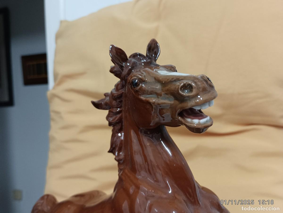 Antig&uuml;edades: ALGORA ,CABALLO MARRON ENCABRITADO ,NUEVO - Foto 9