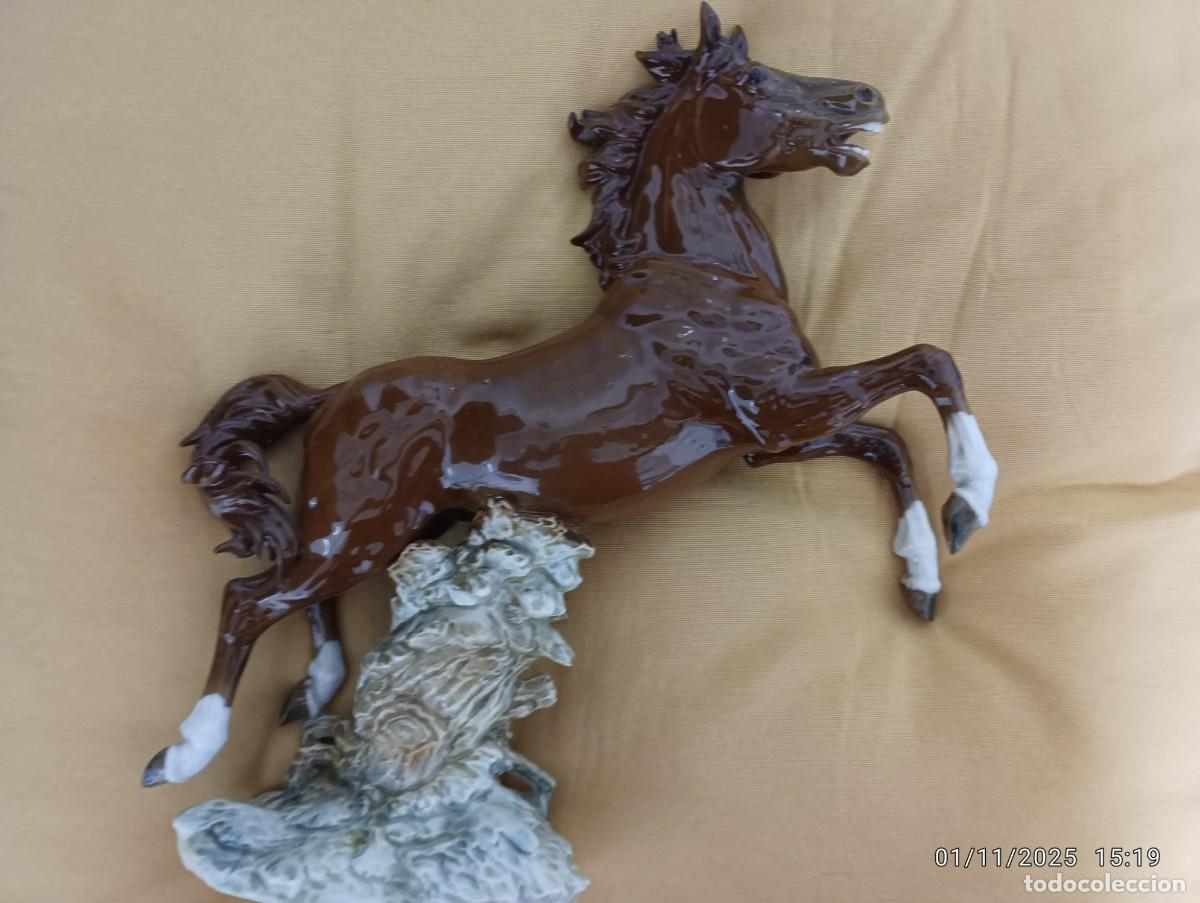 Antig&uuml;edades: ALGORA ,CABALLO MARRON ENCABRITADO ,NUEVO - Foto 13