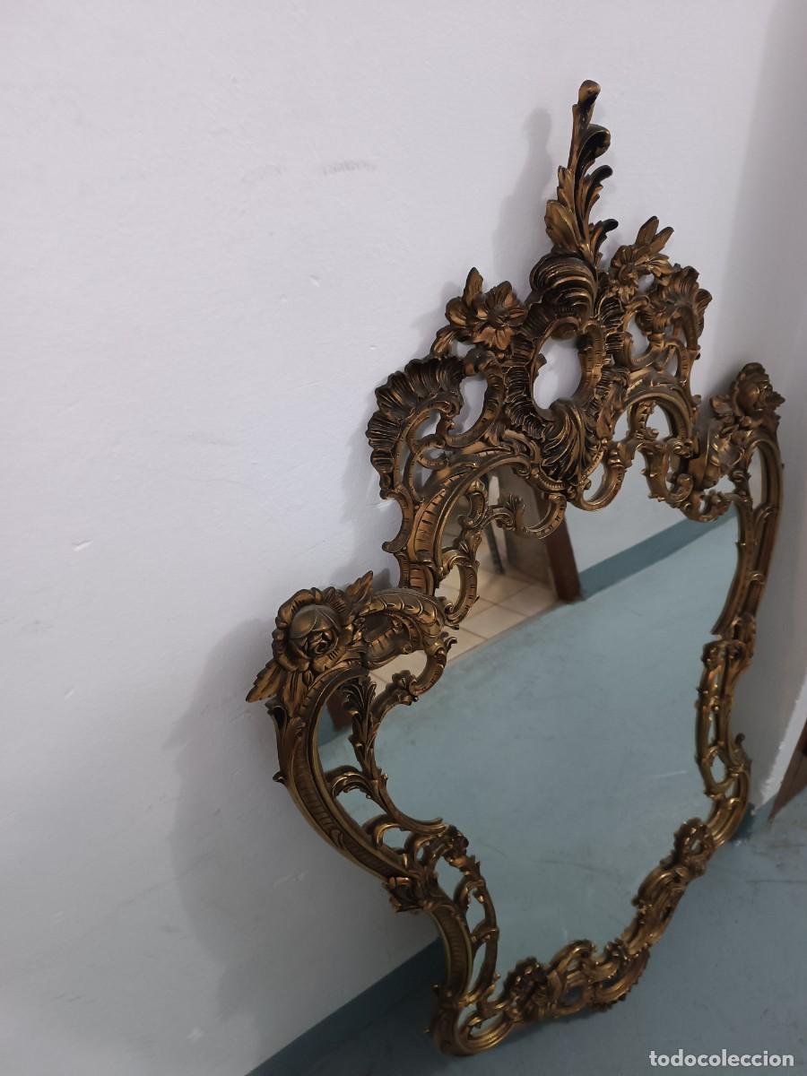 Antig&uuml;edades: Espejo dorado bronce - Foto 2